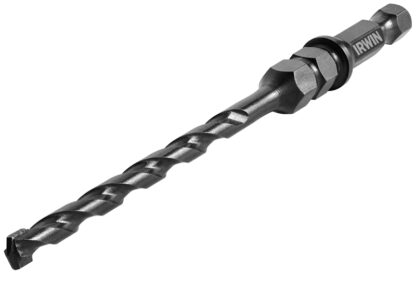 IRWIN 1870568 Installer Bit, 3/16 in Dia, 5 in OAL, Spiral Flute, 2-Flute, 1/4 in Dia Shank, Quick-Change Shank