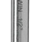 IRWIN 1966896/42908 Forstner Bit, 1/2 in Dia, 3-1/2 in OAL, 1-Flute, 3/8 in Dia Shank, Reduced Shank