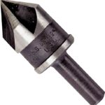 IRWIN 12413 Drill Bit, 3/4 in Dia, 1-13/16 in OAL, Countersink, 5-Flute, 1/4 in Dia Shank, Round Shank