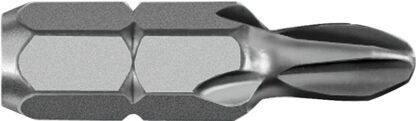 IRWIN 91841 Insert Bit, NO 2, Phillips, 1/4 in Hex Shank, 1 in L, Steel