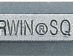 IRWIN 93205 Power Bit, #2 Drive, Square Recess Drive, 1/4 in Shank, Hex Shank, 2 in L, High-Grade S2 Tool Steel