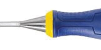 IRWIN 1768772 Construction Chisel, 1/4 in Tip, 3-5/8 in OAL, HCS Blade, Ergonomic Handle