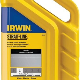 IRWIN 65104 Marking Chalk Refill, White, Temporary