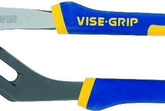 IRWIN 2078510 Groove Joint Plier, 10 in OAL, 2 in Jaw Opening, Blue/Yellow Handle, Cushion-Grip Handle