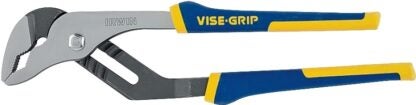 IRWIN 2078512 Groove Joint Plier, 12 in OAL, 2-1/4 in Jaw Opening, Blue/Yellow Handle, Cushion-Grip Handle