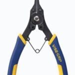 IRWIN 2078900 Snap Ring Plier, 6-1/2 in OAL, Blue/Yellow Handle, ProTouch Grip Handle