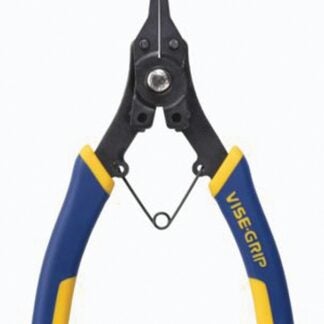 IRWIN 2078900 Snap Ring Plier, 6-1/2 in OAL, Blue/Yellow Handle, ProTouch Grip Handle