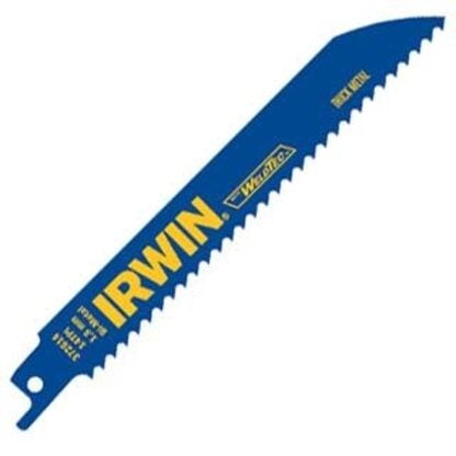 IRWIN 372818 Reciprocating Saw Blade, 2 in W, 8 in L, 18 TPI, Bi-Metal Cutting Edge