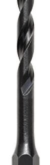 IRWIN 1870543 Impact Drill Bit, 3/16 in Dia, 4 in OAL, 1-Flute, 1/4 in Dia Shank, Hex Shank