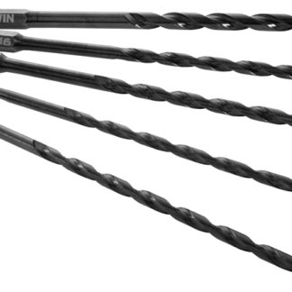 IRWIN 1881078 Impact Drill Bit Set, 5-Piece, Carbide, Black Oxide