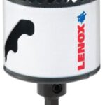 Lenox Speed Slot 1772953 Hole Saw, 2-3/8 in Dia, 1-9/16 in D Cutting, 1/4 in Arbor, HSS Cutting Edge