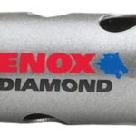 Lenox 12113 Hole Saw, 7/8 in Dia, 1-5/8 in D Cutting, Diamond Cutting Edge