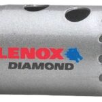 Lenox Diamond 1211520DGHS Hole Saw, 1-1/4 in Dia, 1-5/8 in D Cutting