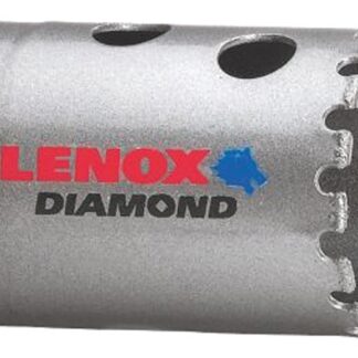 Lenox Diamond 1211722DGHS Hole Saw, 1-3/8 in Dia, 1-5/8 in D Cutting