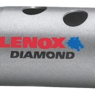 Lenox Diamond 1225618DGHS Hole Saw, 1-1/8 in Dia, 1-5/8 in D Cutting