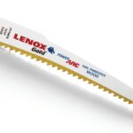 Lenox Gold 21060656GR Reciprocating Saw Blade, 3/4 in W, 6 in L, 6 TPI