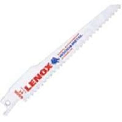 Lenox 22750OSB656R Reciprocating Saw Blade, 3/4 in W, 6 in L, 6 TPI, Bi-Metal Cutting Edge Sells in Quantity of 50