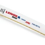 Lenox Gold 21072624GR Reciprocating Saw Blade, 3/4 in W, 6 in L, 24 TPI, HSS Cutting Edge