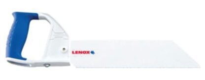 Lenox 20985HSF12 Hand Saw, 12 in L Blade, Rigid Carbon Blade, 10 TPI, Ergonomic Handle, ABS/PVC Handle