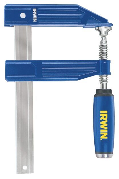 Irwin QUICK-GRIP 223224 Heavy-Duty Bar Clamp, 24 in Max Opening Size, 4-7/8 in D Throat