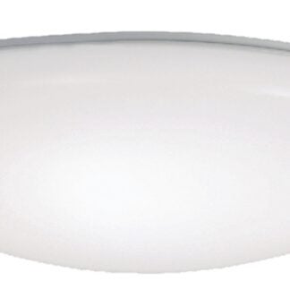 Metalux FM11WRCCR Round Flush Mount Ceiling Light, 120 V, 14 W, LED Lamp, 1100 Lumens Lumens, Steel Fixture