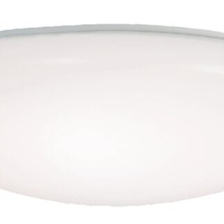 Metalux FM15WRCCR Round Flush Mount Ceiling Light, 120 V, 21.3 W, LED Lamp, 1600 Lumens Lumens, Steel Fixture