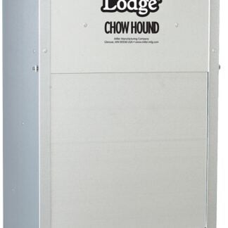 Pet Lodge CH25 Pet Feeder, 25 lb Volume, Galvanized Steel