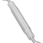 National Hardware 2173BC Series N221-978 Turnbuckle, 220 lb Working Load, 3/8-16 in Thread, Hook, Eye, Aluminum