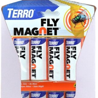 TERRO Fly Magnet T510 Sticky Fly Paper Trap, Solid Pack Sells in Quantity of 24