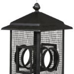 Perky-Pet B00303-2 Wild Bird Feeder, Fly-Thru, 2 lb, Metal