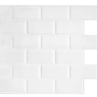 TILE WALL SMART SUBWAY WHITE Sells in Quantity of 6