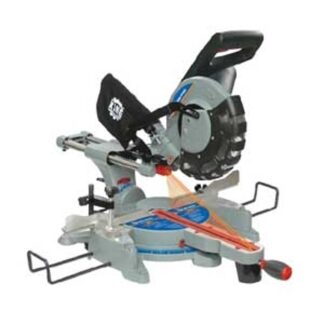 King Canada 8385N Miter Saw with Twin Laser, 3-1/2 in Cutting Capacity, 5000 rpm Speed, 45 deg Max Miter Angle