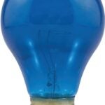 Sylvania 25W/BLUE/A19 Incandescent Lamp, 25 W, A19 Lamp, Medium Lamp Base, 180 Lumens, 2850 K Color Temp Sells in Quantity of 6