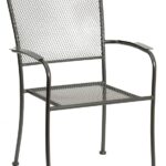 Seasonal Trends Arlington JYL-2077C Stackable Patio Chair with Mesh, 24 in W, 24-1/2 in D, 36-5/8 in H, Steel Seat