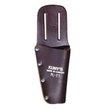 Kuny's Tool Works Series PL-21 Knife and Plier Holder, Leather, 2-1/2 in W, 8-1/2 in H