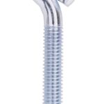 ProSource LR284 Eye Bolt, 9.5 mm Thread, Machine Thread, 3 in L Thread, 1-5/8 in Dia Eye, 264 lb Working Load, Steel Sells in Quantity of 10