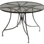 Seasonal Trends JYL-2220 Patio Table, Steel Frame, Round Table, Steel Table