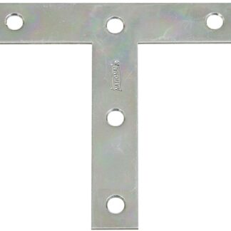 National Hardware 116BC Series N266-445 T-Plate, 4 in L, Steel, Zinc