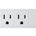 PowerZone ORPBSU061 Surge Strip, 2.4 A, 3-Outlet, White