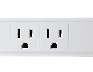 PowerZone ORPBSU061 Surge Strip, 2.4 A, 3-Outlet, White