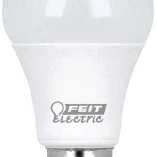 Feit Electric A1100/850/10KLED/2 LED Lamp, General Purpose, A19 Lamp, 75 W Equivalent, E26 Lamp Base, Daylight Light