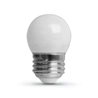 Feit Electric BP71/2S/W/LED LED Night Light Bulb, 0.6 W, E26 Medium Lamp Base, S11 Lamp, Soft White Light