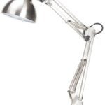 Boston Harbor WK-618E-3L Swing Arm Work Lamp, 120 V, 60 W, 1-Lamp, A19 or CFL Lamp, Brushed Nickel Finish