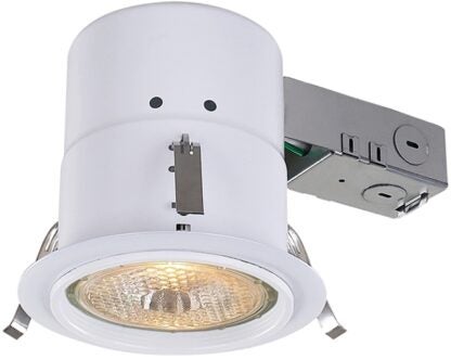 Canarm RN45RC2PHWH Recessed Light, 65/75 W, 1-Lamp, BR30/PAR30L Lamp