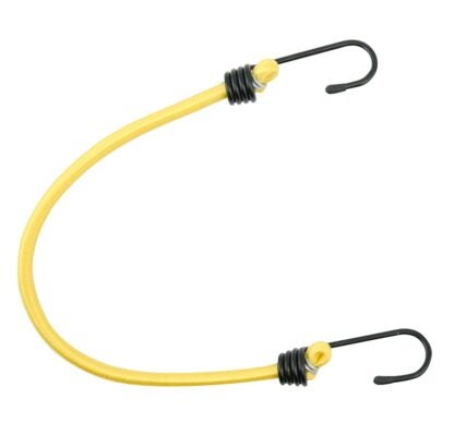 Erickson 06618 Bungee Cord, 8 mm Dia, 18 in L, Hook End Sells in Quantity of 10