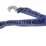 Erickson 09200 Tow Strap, 4250 lb, 2 in W, 15 ft L, Polyester, Red