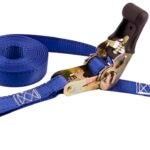 Erickson Professional 31415 Tie-Down Strap, 1 in W, 15 ft L, Blue, 400 lb Working Load, S-Hook End