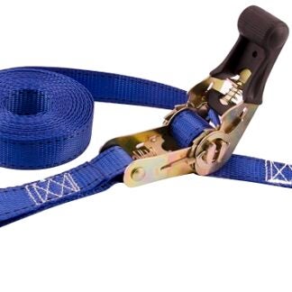 Erickson Professional 31415 Tie-Down Strap, 1 in W, 15 ft L, Blue, 400 lb Working Load, S-Hook End