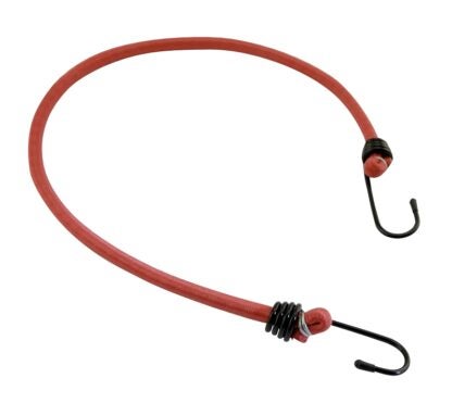 Erickson 06646 Bungee Cord, 8 mm Dia, 18 in L, Hook End, 2/PK