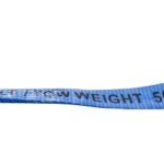 Erickson 59301 Tow Strap, 2 in W, 20 ft L, Polyester, Blue, 5000 lb Working Load